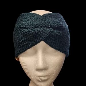 Child's Elegant Dark Teal Knit Headband